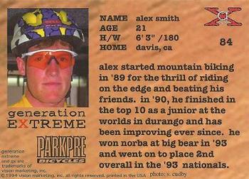 1994 Vision Generation Extreme #84 Alex Smith Back